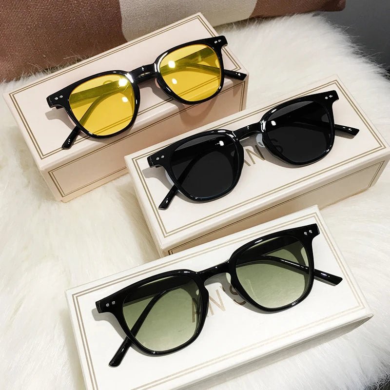 Occhiali da Sole Quadrati Vintage a Specchio Unisex | UV400 | Glow - Glow