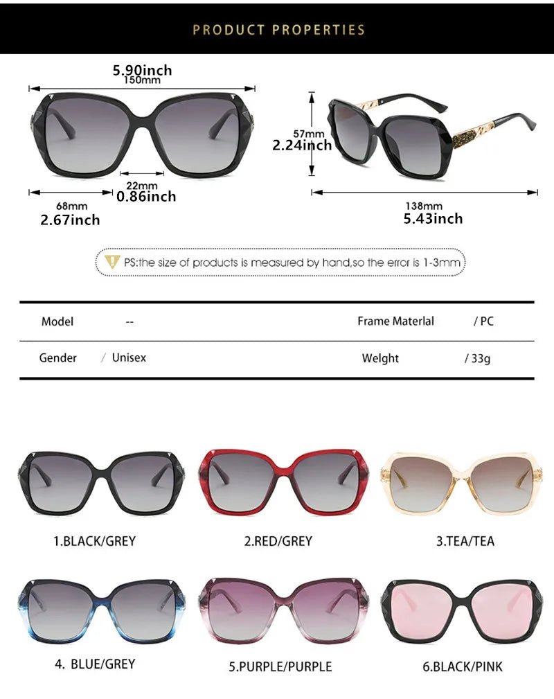 Occhiali da Sole Retrò Oversize UV400 | Glow - Glow