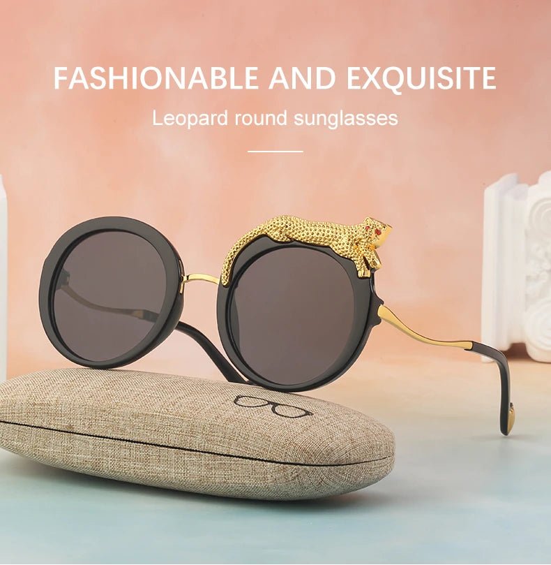 Occhiali da Sole Rotondi Steampunk in Metallo UV400 | Glow - Glow