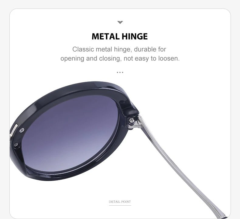 Occhiali da Sole Rotondi Steampunk in Metallo UV400 | Glow - Glow