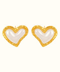 Orecchino Cuore Madreperla - Glow