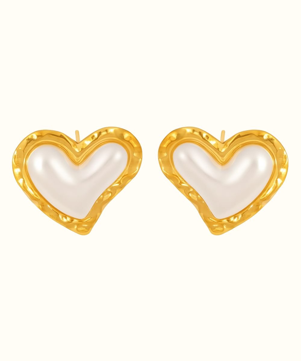 Orecchino Cuore Madreperla - Glow