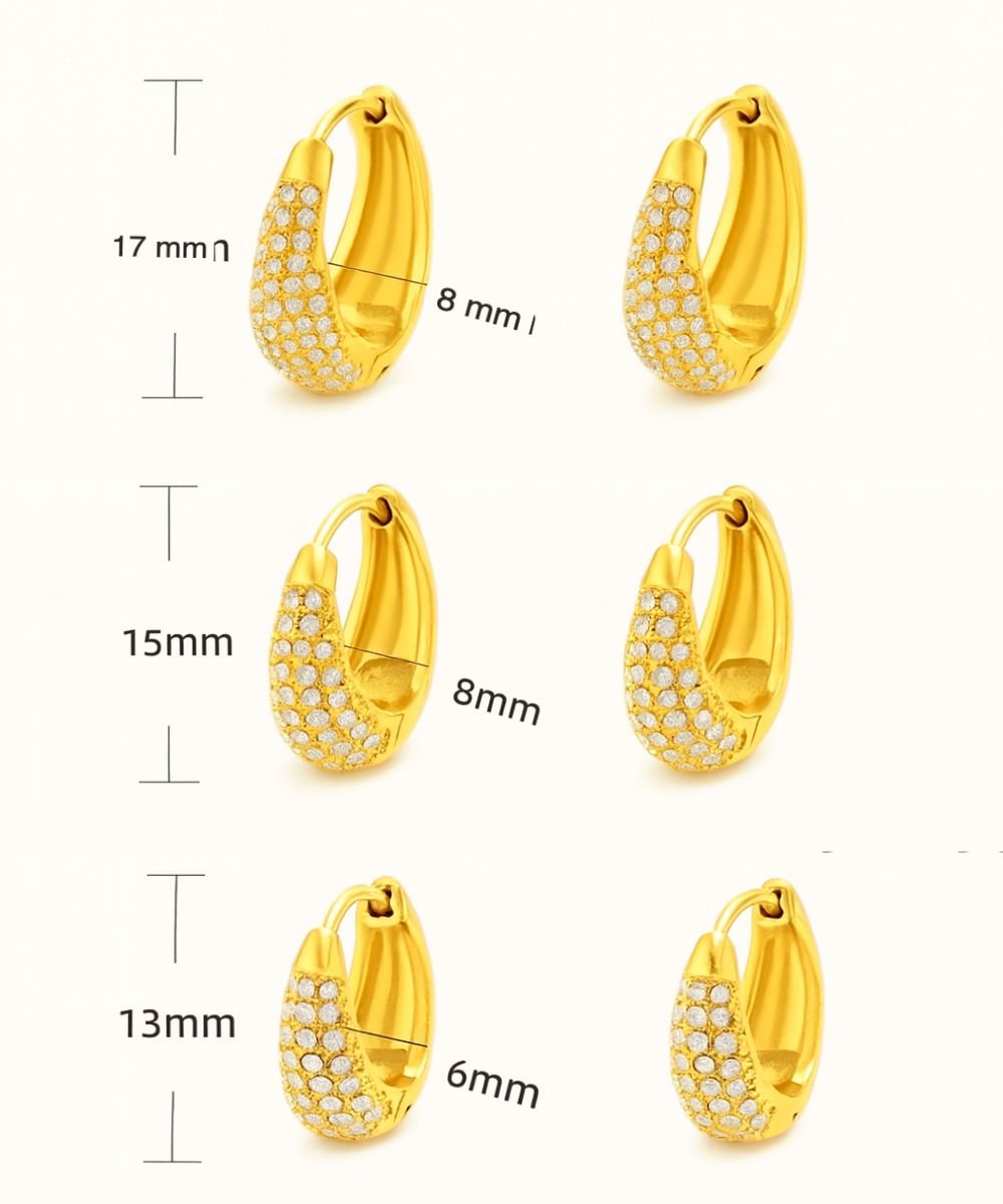 Orecchino Oval Lux - Glow
