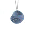 Perla | Handcrafted pearl light blue ceramic necklace - Glow