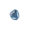 Perla | Handcrafted pearl light blue ceramic ring - Glow