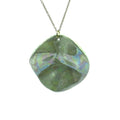 Perla | Handcrafted pearl sage - green ceramic necklace - Glow