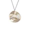 Perla | Handcrafted pearl - white ceramic necklace (large) - Glow