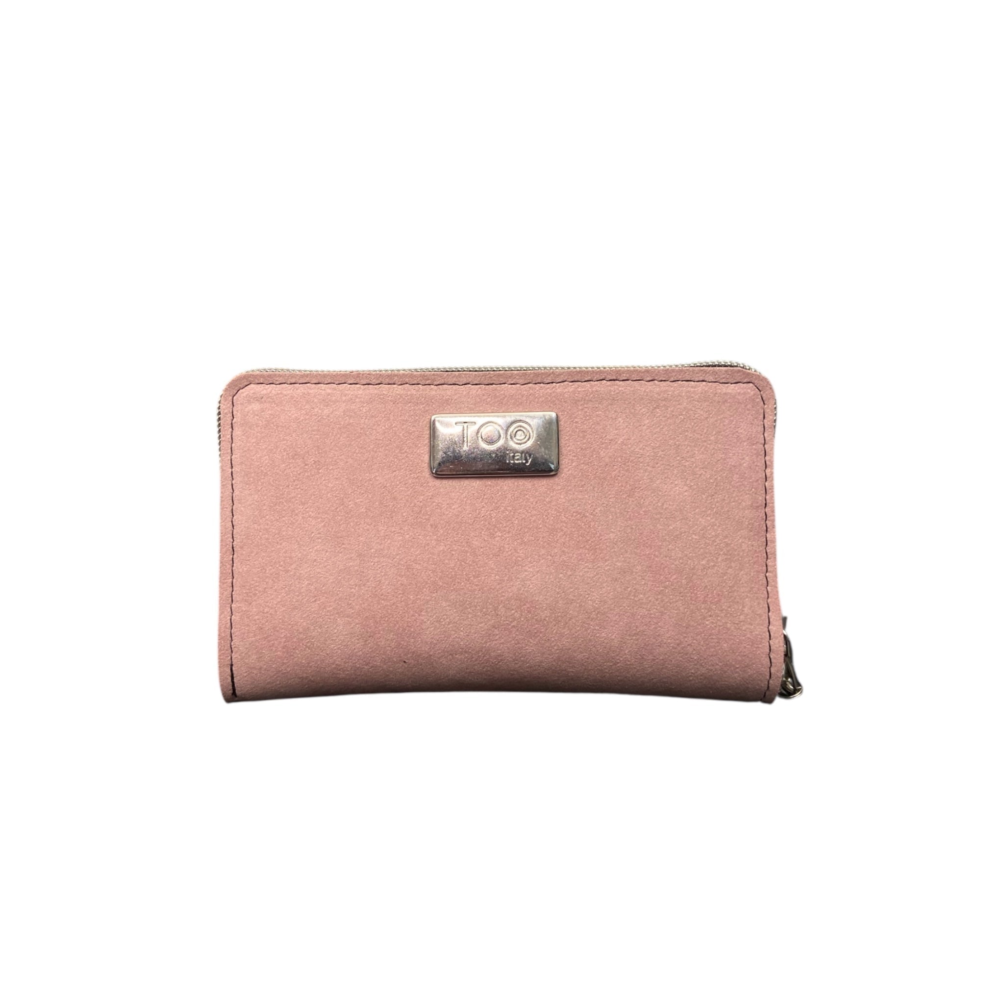 Portafoglio Mini in Alcantara Rosa - Glow