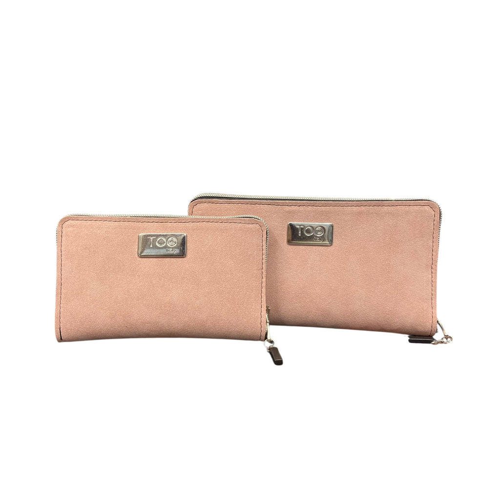 Portafoglio Mini in Alcantara Rosa - Glow