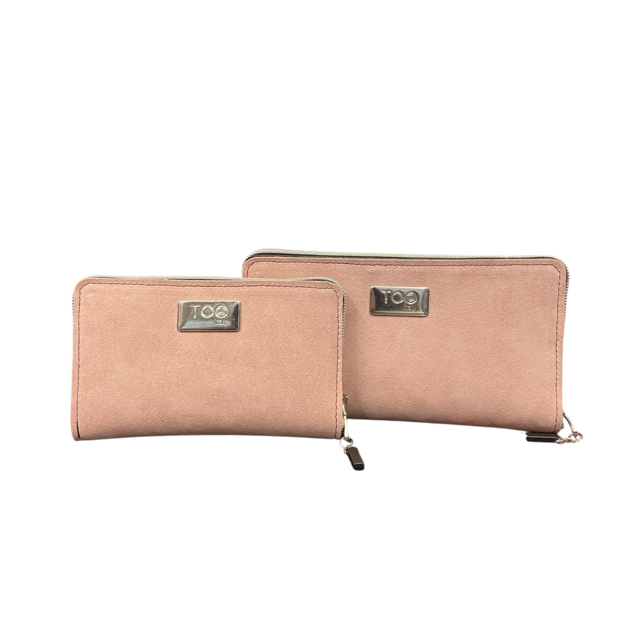 Portafoglio Mini in Alcantara Rosa - Glow