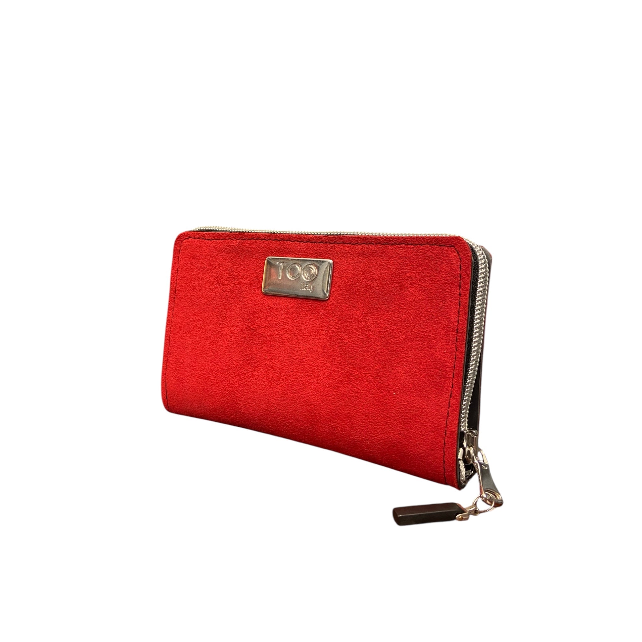 Portafoglio Mini in Alcantara Rossa - Glow