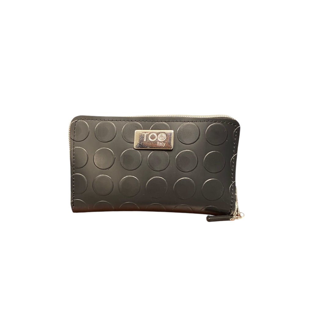 Portafoglio Mini PVC Bullonato Nero - Glow