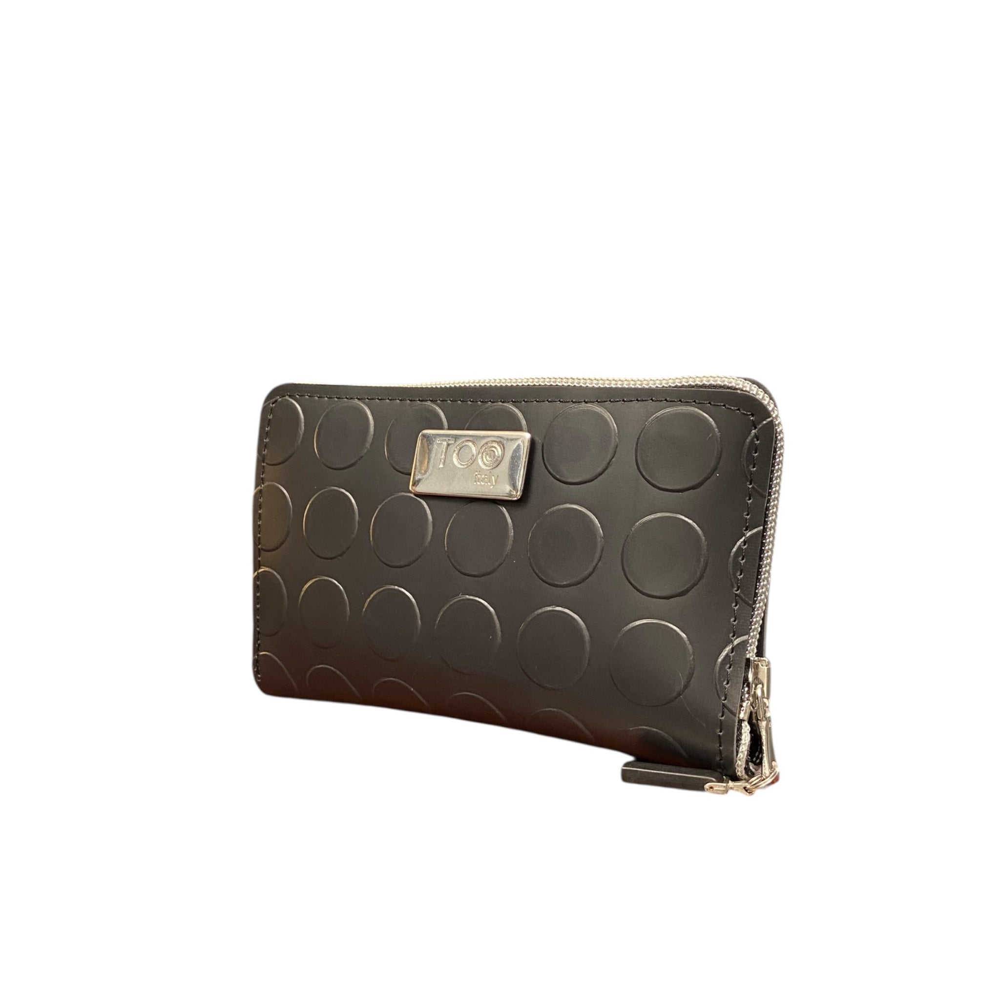 Portafoglio Mini PVC Bullonato Nero - Glow