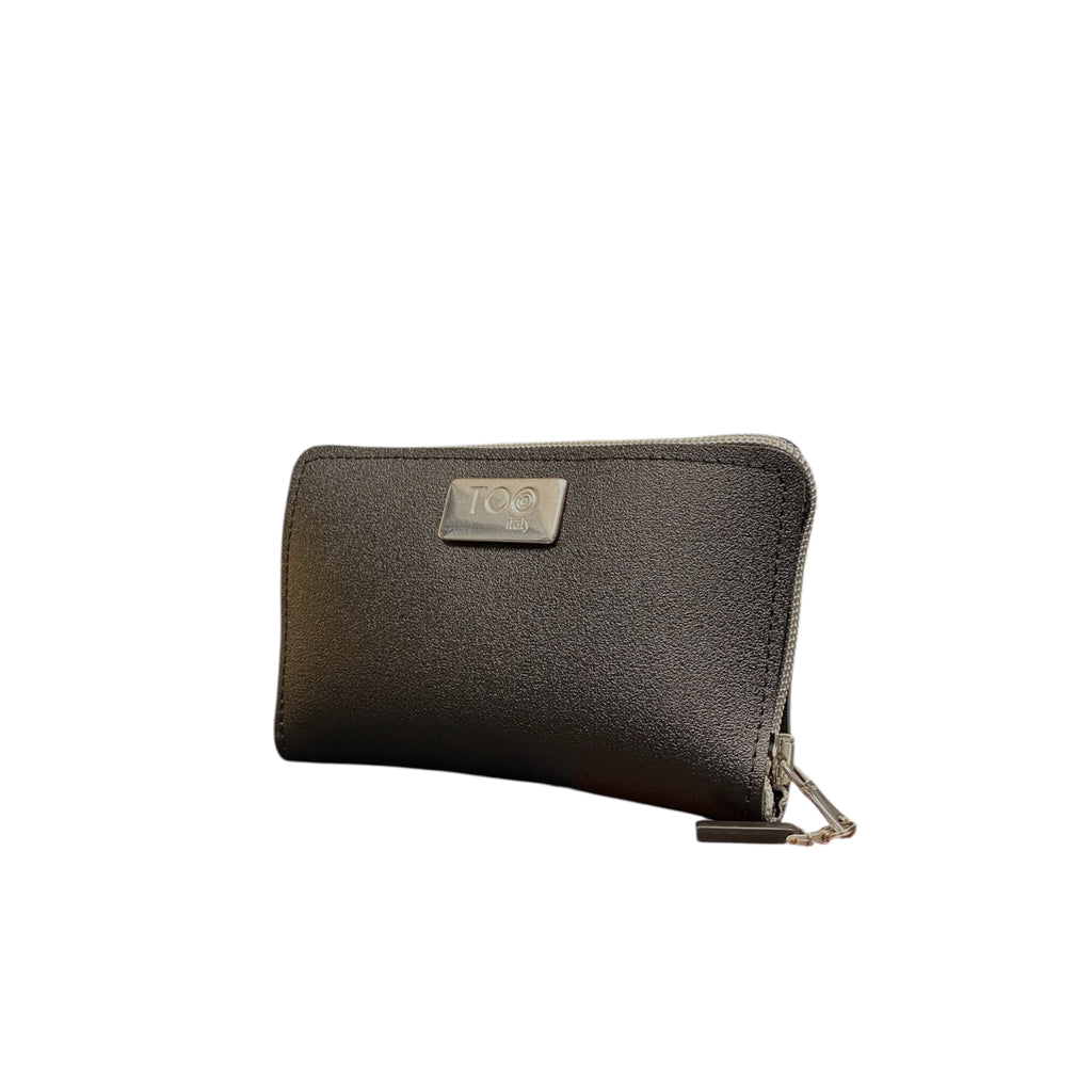 Portafoglio Mini PVC Satinato Nero - Glow