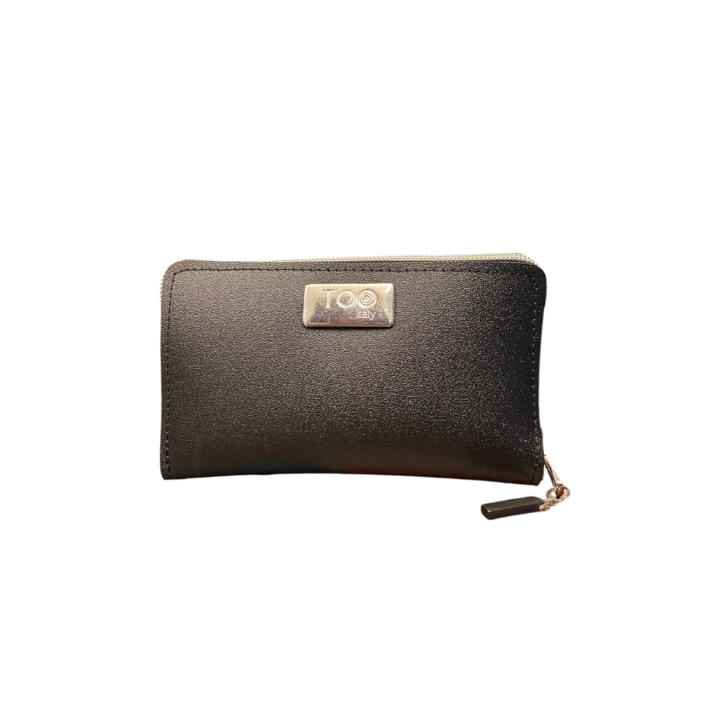 Portafoglio Mini PVC Satinato Nero - Glow