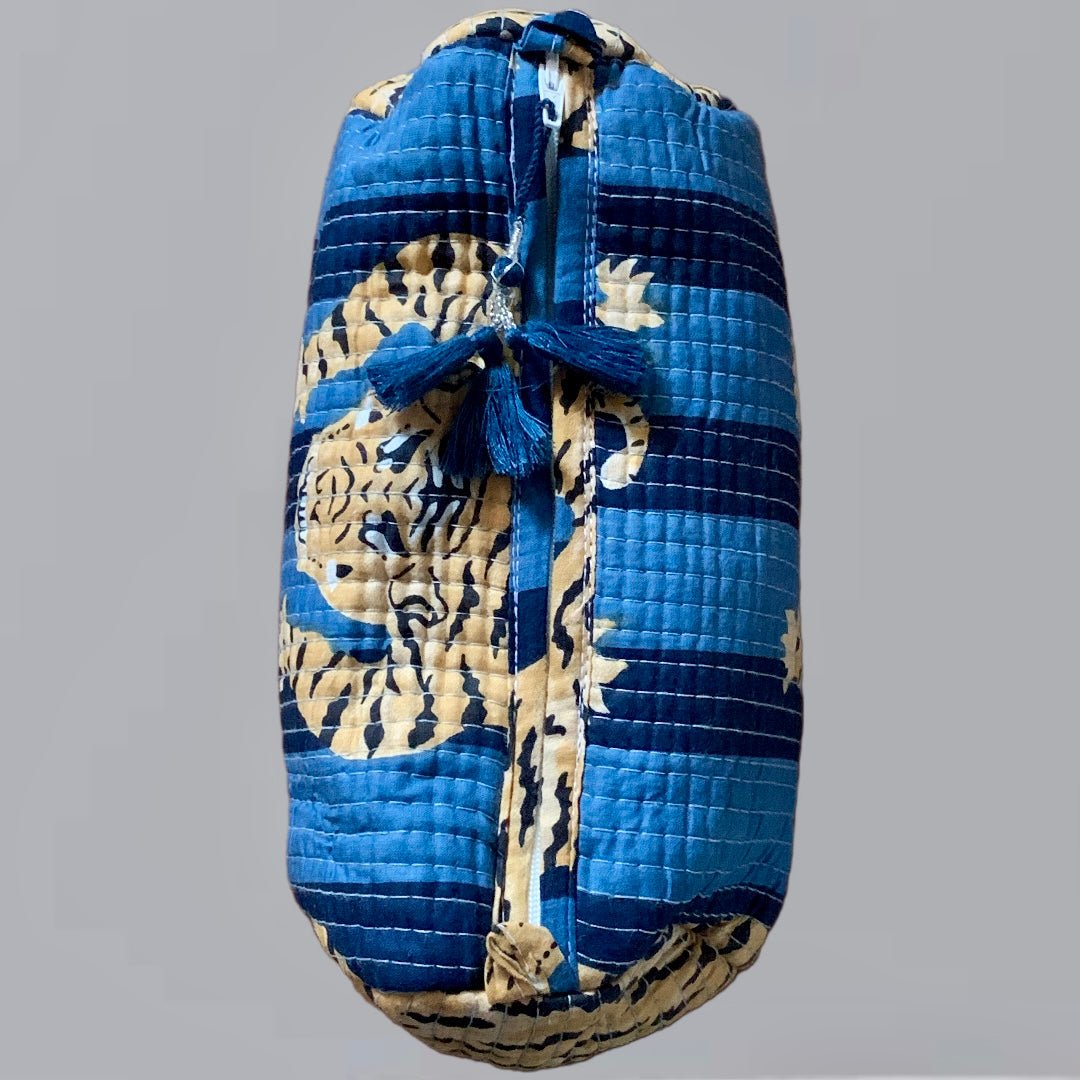 Roary Pouches 🐾 Tigers on Blue - Glow