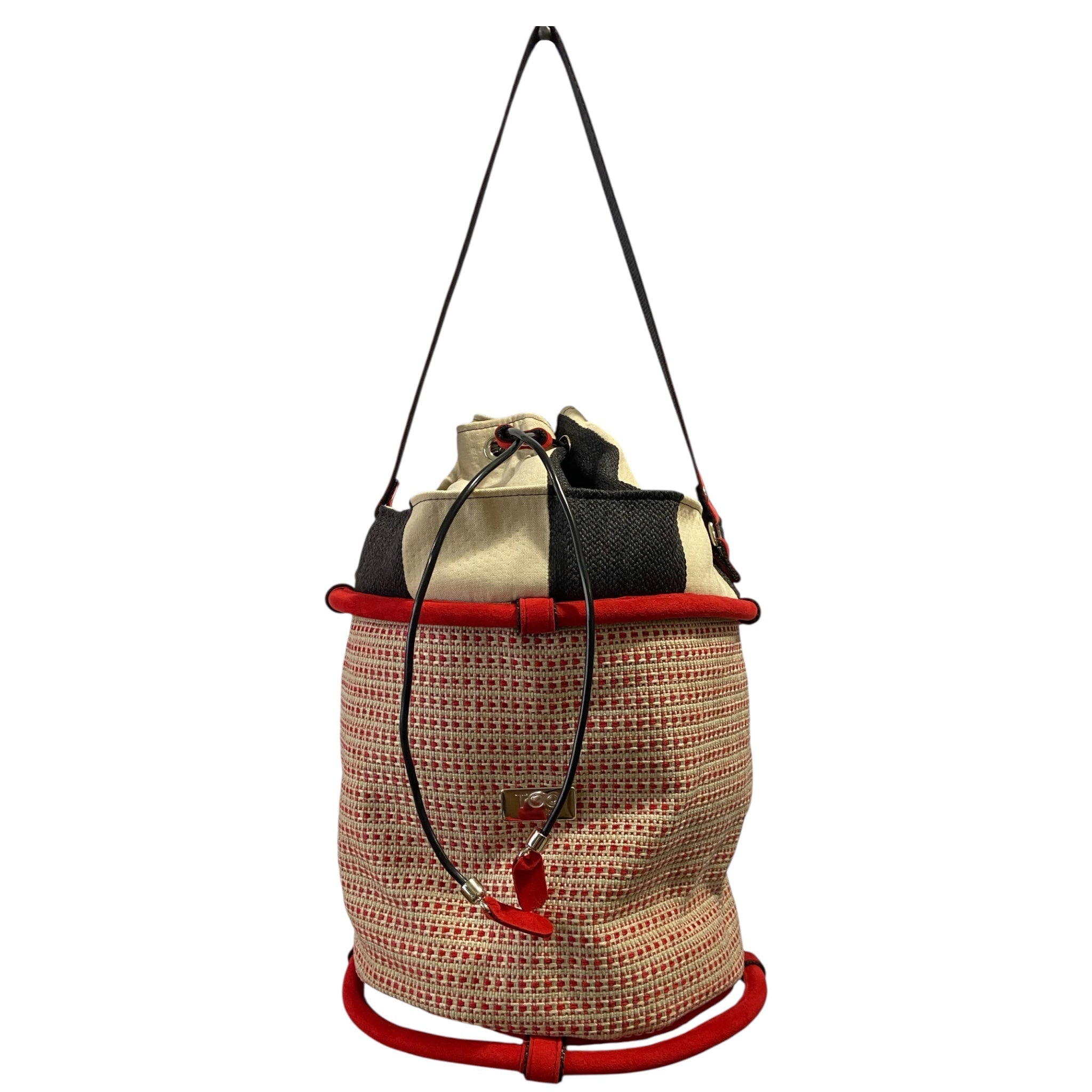 Secchiello Zaino Tweed Rosso - Glow