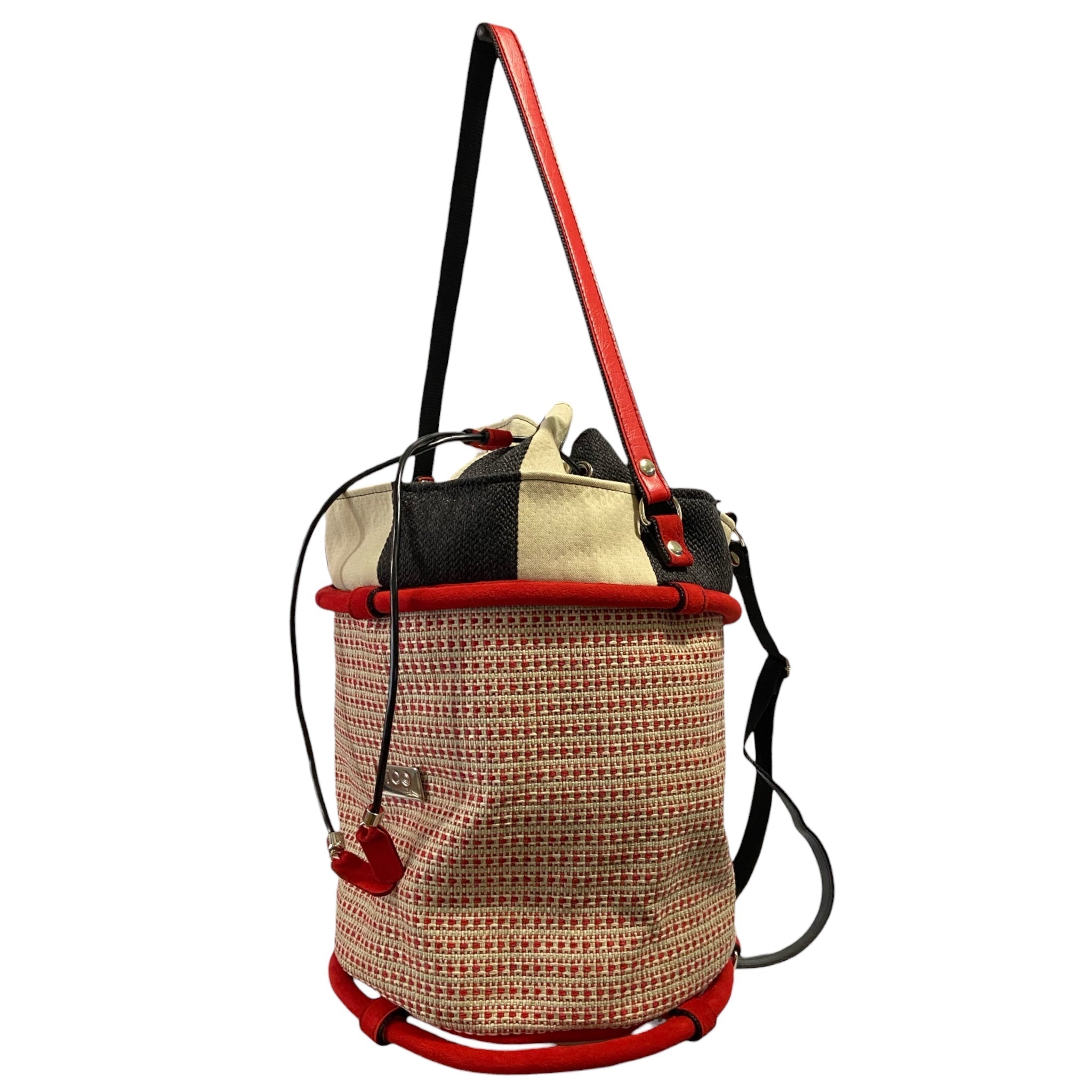 Secchiello Zaino Tweed Rosso - Glow