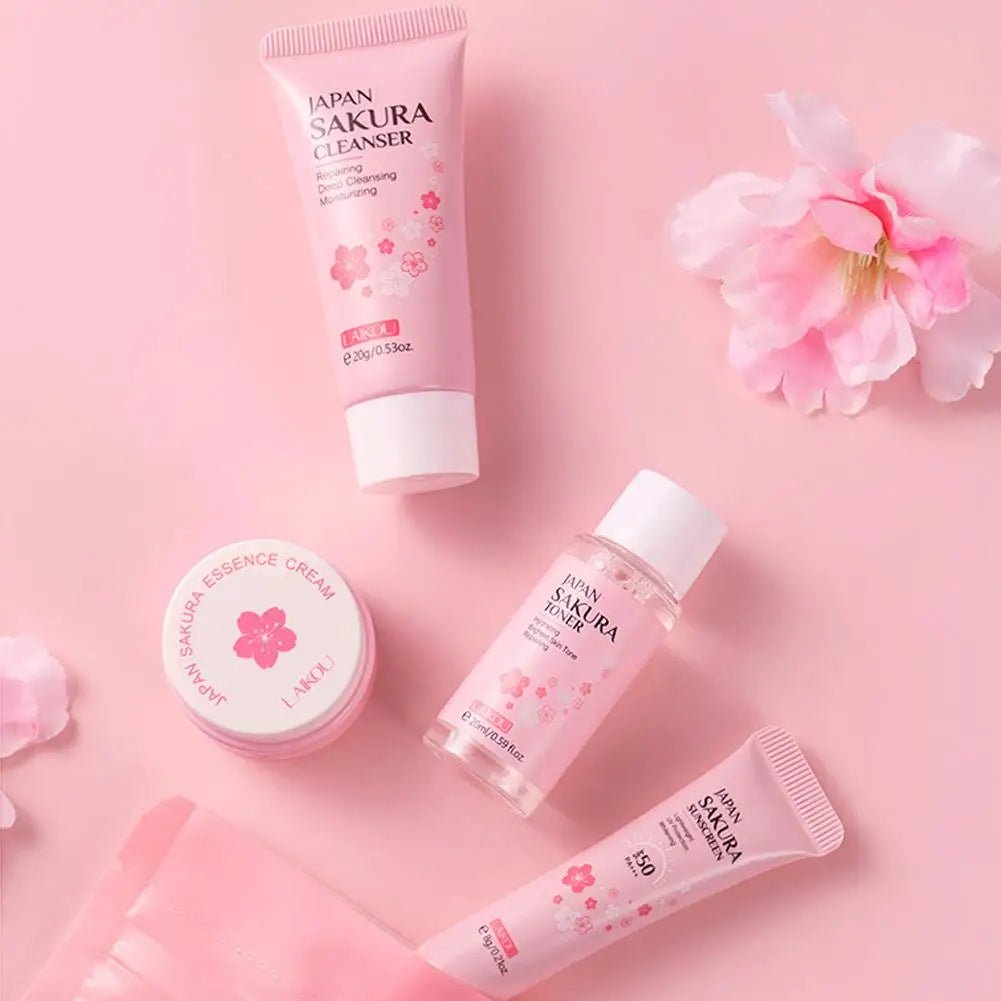 Set Skincare Sakura 4 Pezzi Routine Completa | Glow - Glow