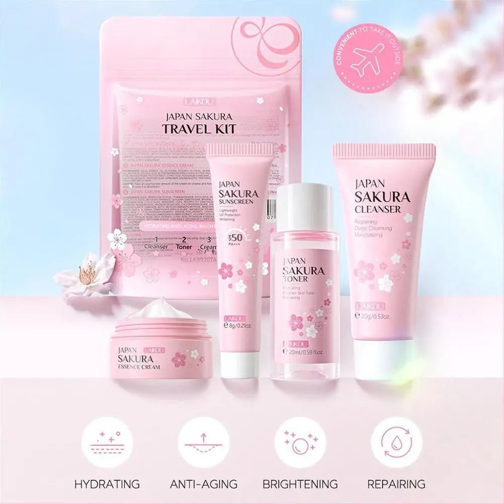 Set Skincare Sakura 4 Pezzi Routine Completa | Glow - Glow