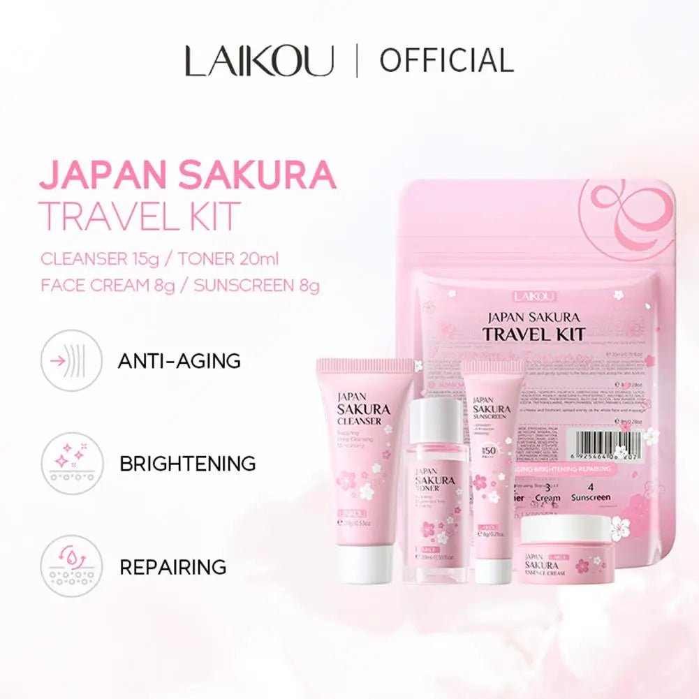 Set Skincare Sakura 4 Pezzi Routine Completa | Glow - Glow