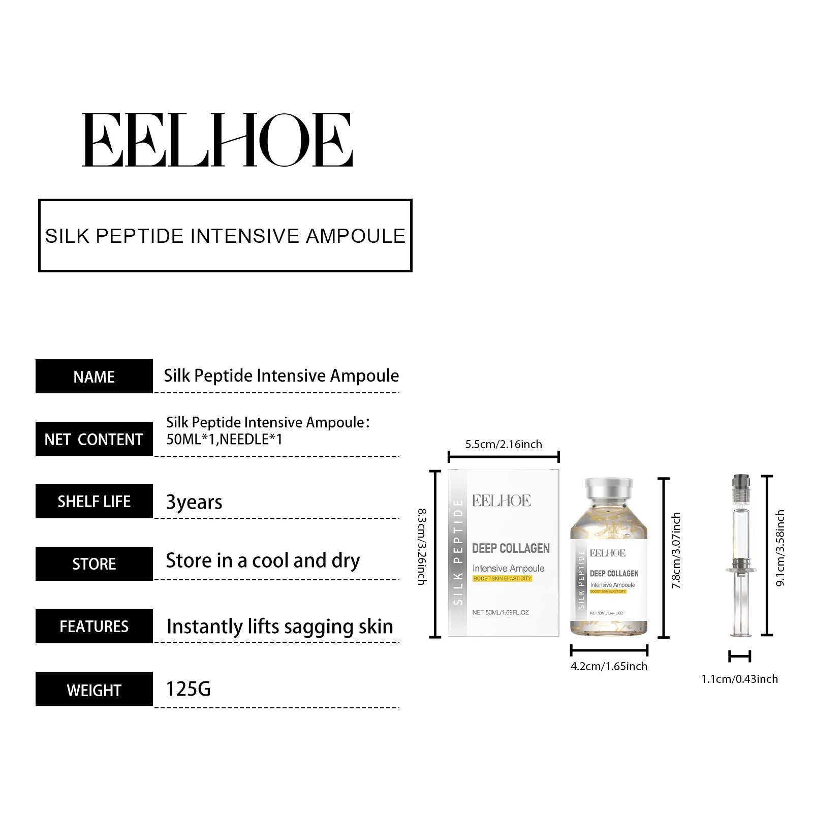 Siero Viso al Collagene e Peptidi di Seta - Glow