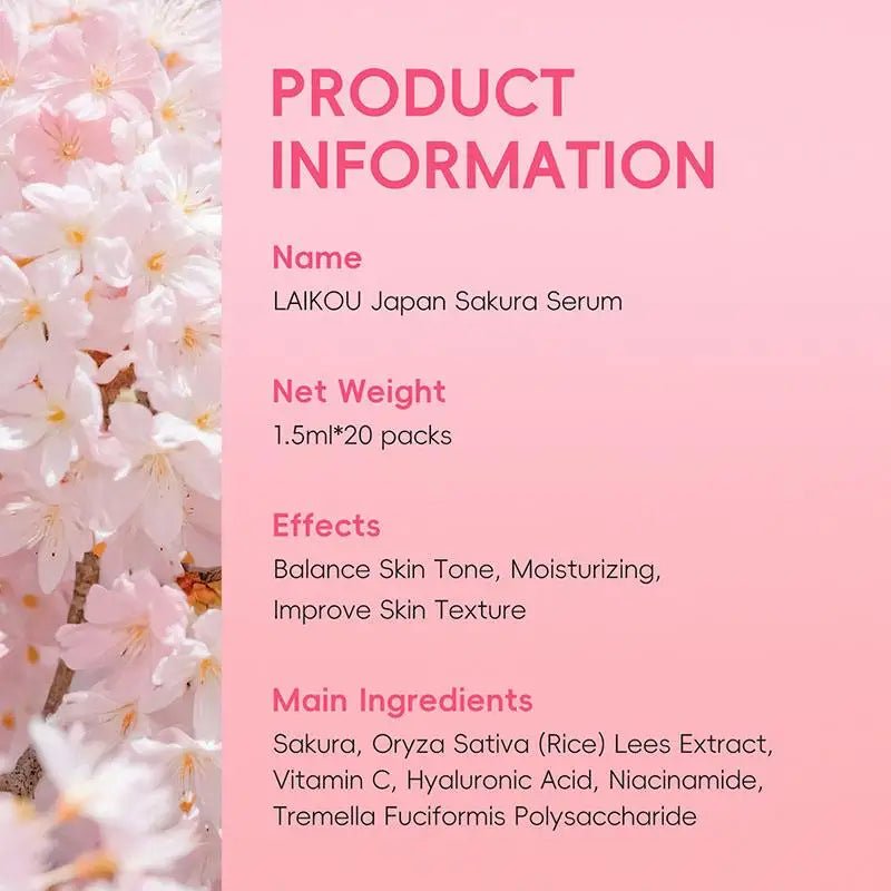Siero Viso Illuminante Sakura Anti - Opacità | Glow - Glow
