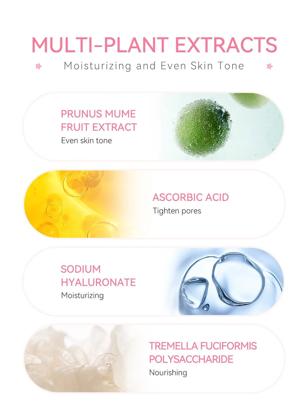 Siero Viso Sakura Sbiancante Anti - Invecchiamento | Glow - Glow