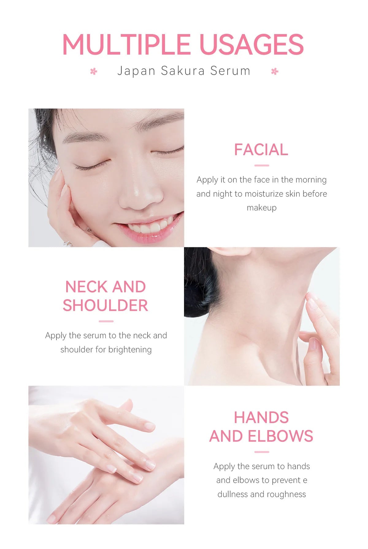 Siero Viso Sakura Sbiancante Anti - Invecchiamento | Glow - Glow