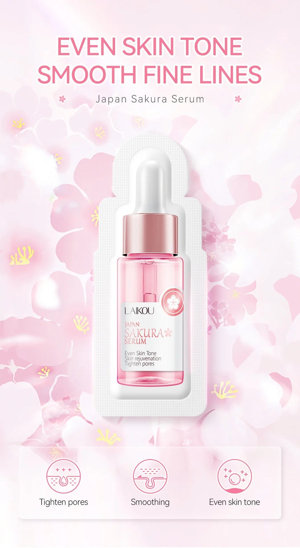 Siero Viso Sakura Sbiancante Anti - Invecchiamento | Glow - Glow