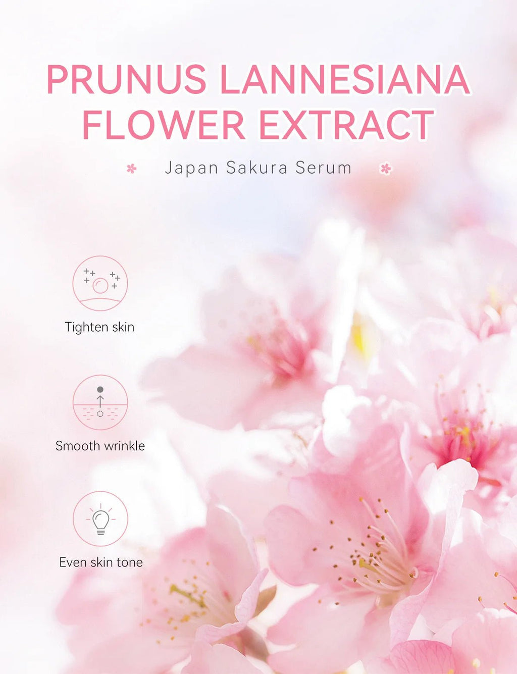 Siero Viso Sakura Sbiancante Anti - Invecchiamento | Glow - Glow