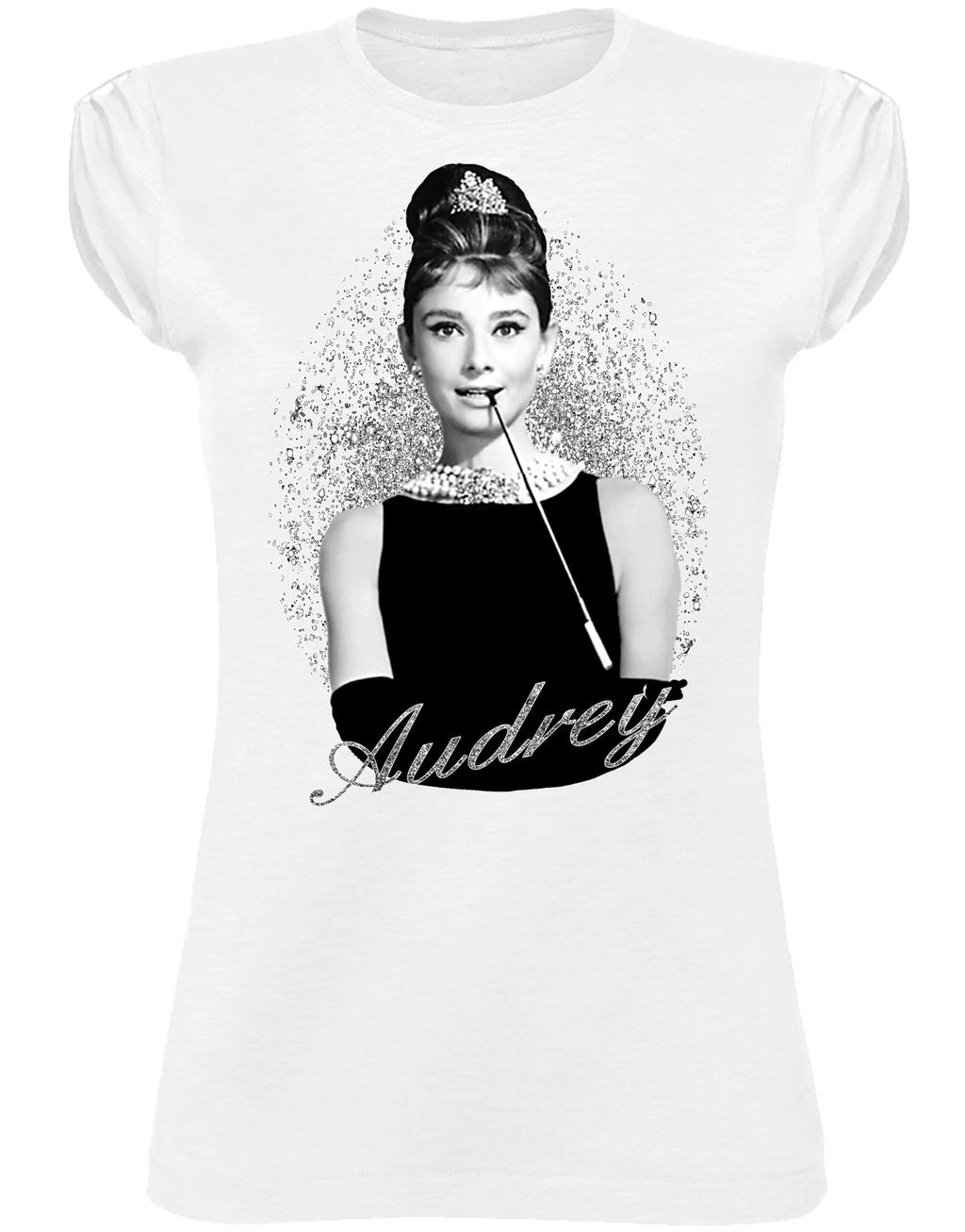T-shirt Audrey Hepburn Donna - Cotone 100% Bio - Glow