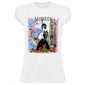 T-shirt Audrey Hepburn Donna Slub - Cotone Bio - Glow