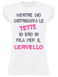 T-shirt Donna Slub Cotone Bio - STREET STYLE - Glow