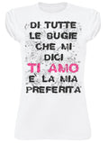 T-shirt Donna Slub 'Ti Amo' - STREET STYLE - Glow