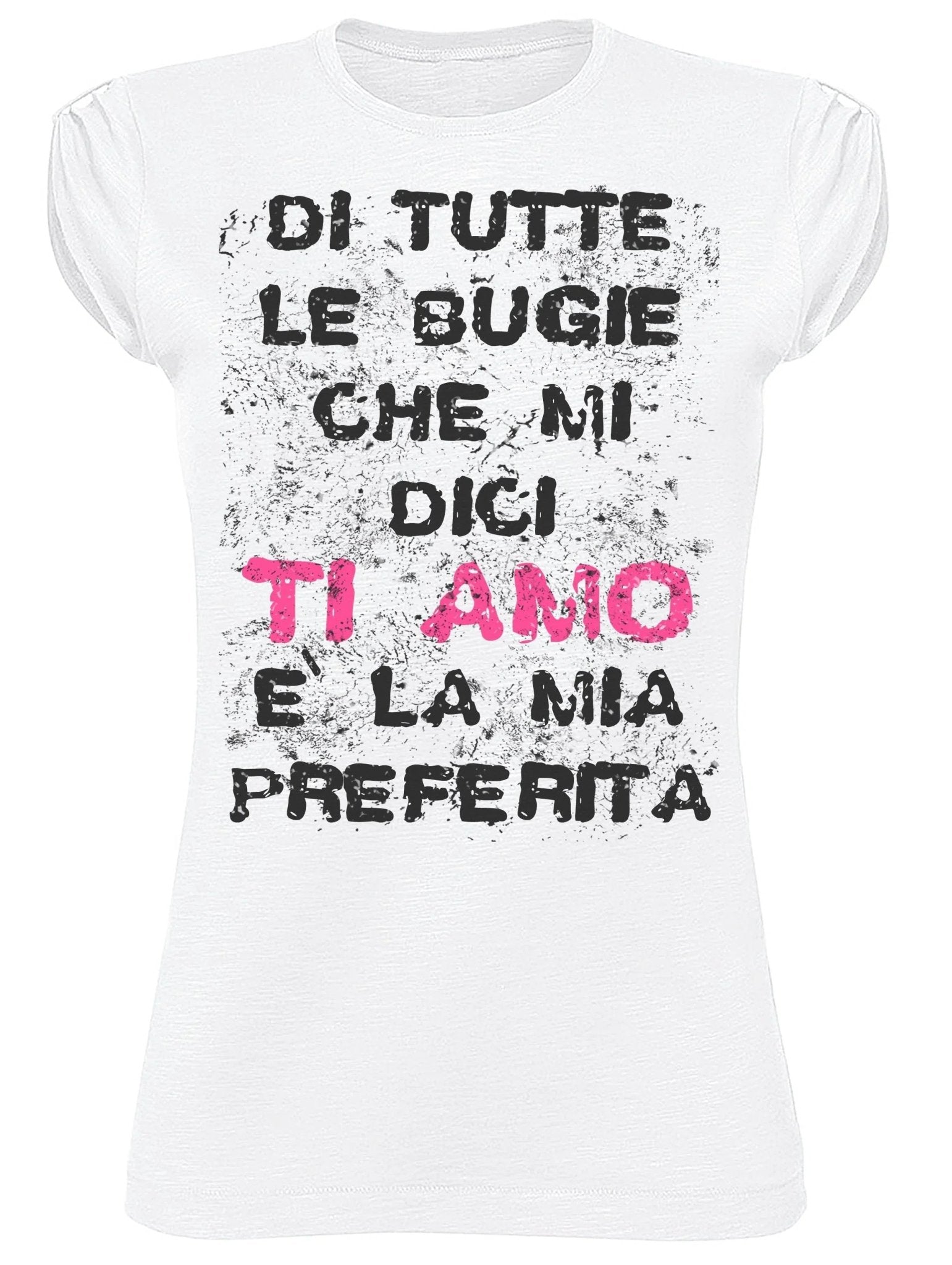 T-shirt Donna Slub 'Ti Amo' - STREET STYLE - Glow