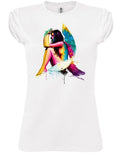 T-shirt Donna Urban Slub 'The Legend' 100% Cotone Fiammato - Glow