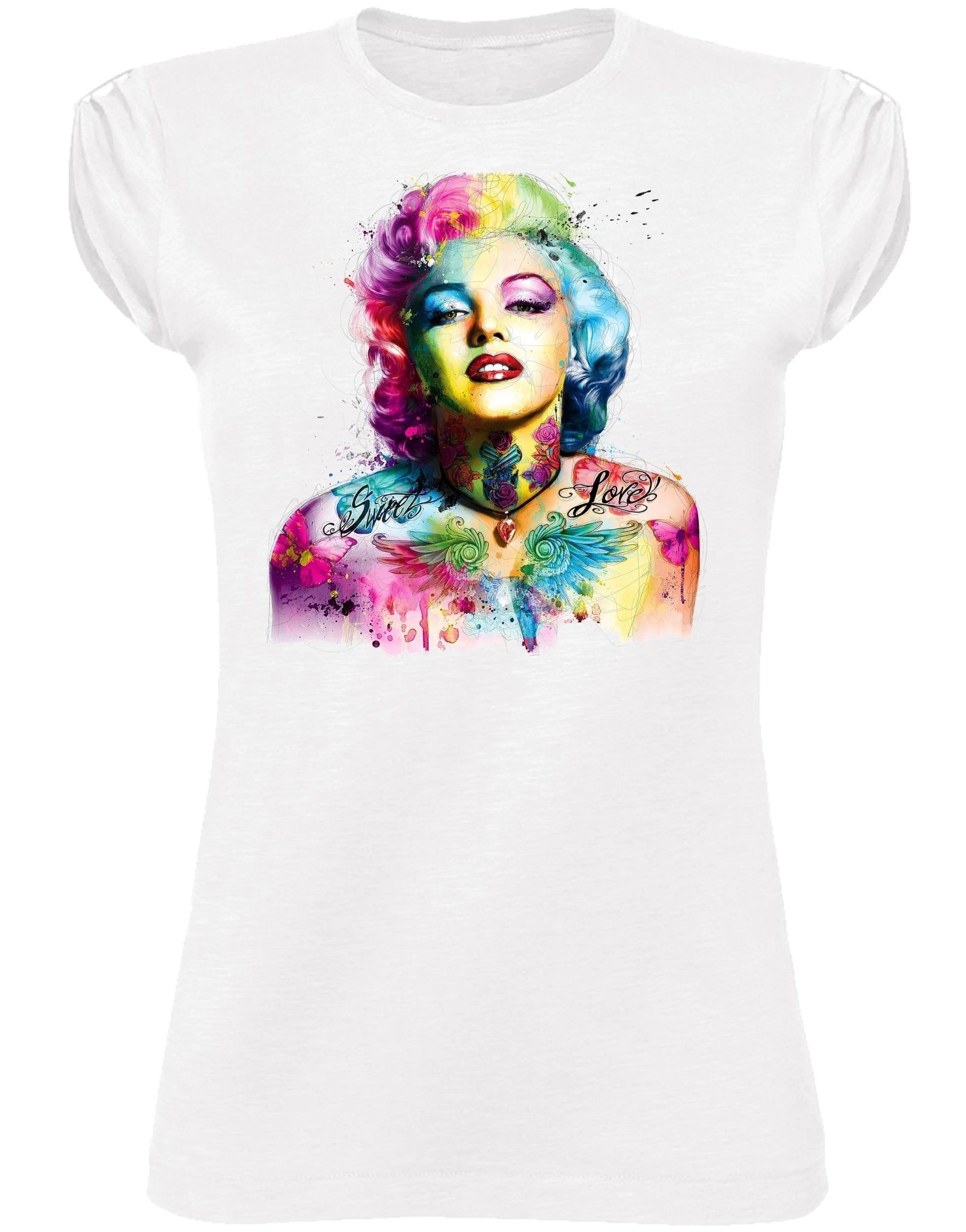 T-shirt Marylin Monroe Stilizzata | Cotone Biologico - Glow