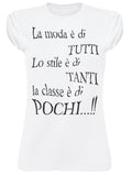 T-shirt Slub Donna Street Style - Cotone 100% - Glow