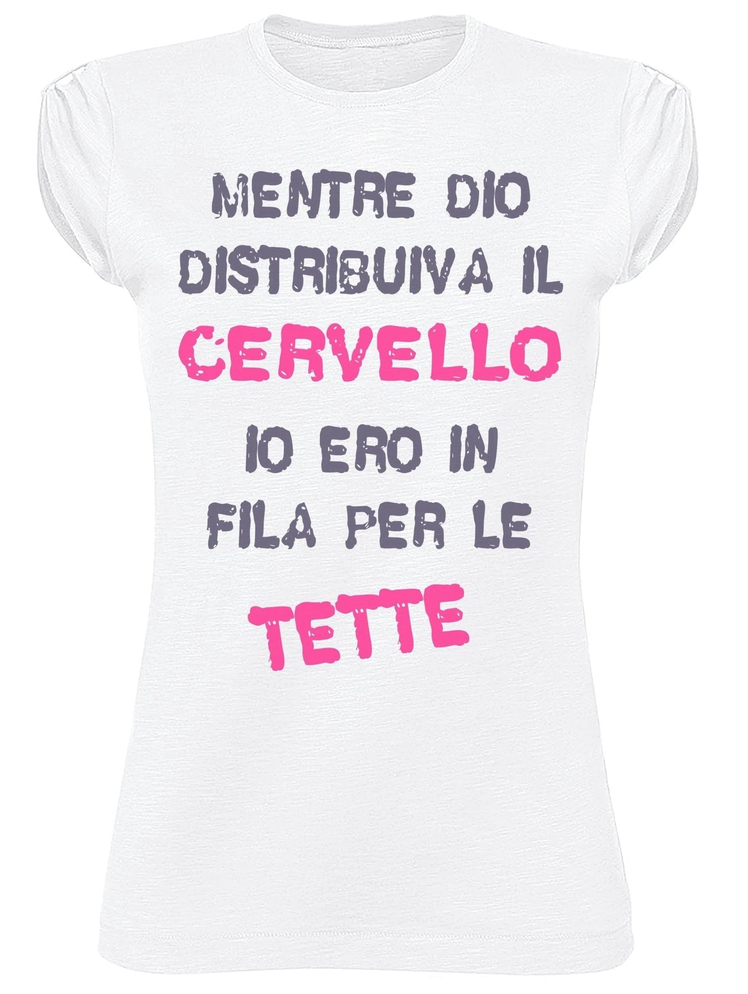 T-shirt STREET STYLE 'Mentre Dio...' Cotone Bio - Glow