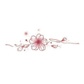 Tatuaggi Temporanei Sakura Fiore di Ciliegio | Glow - Glow