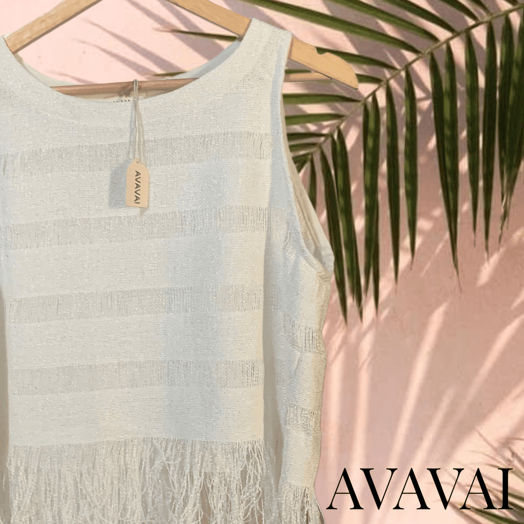 Top in cotone grezzo 🌱 Avorio - Glow