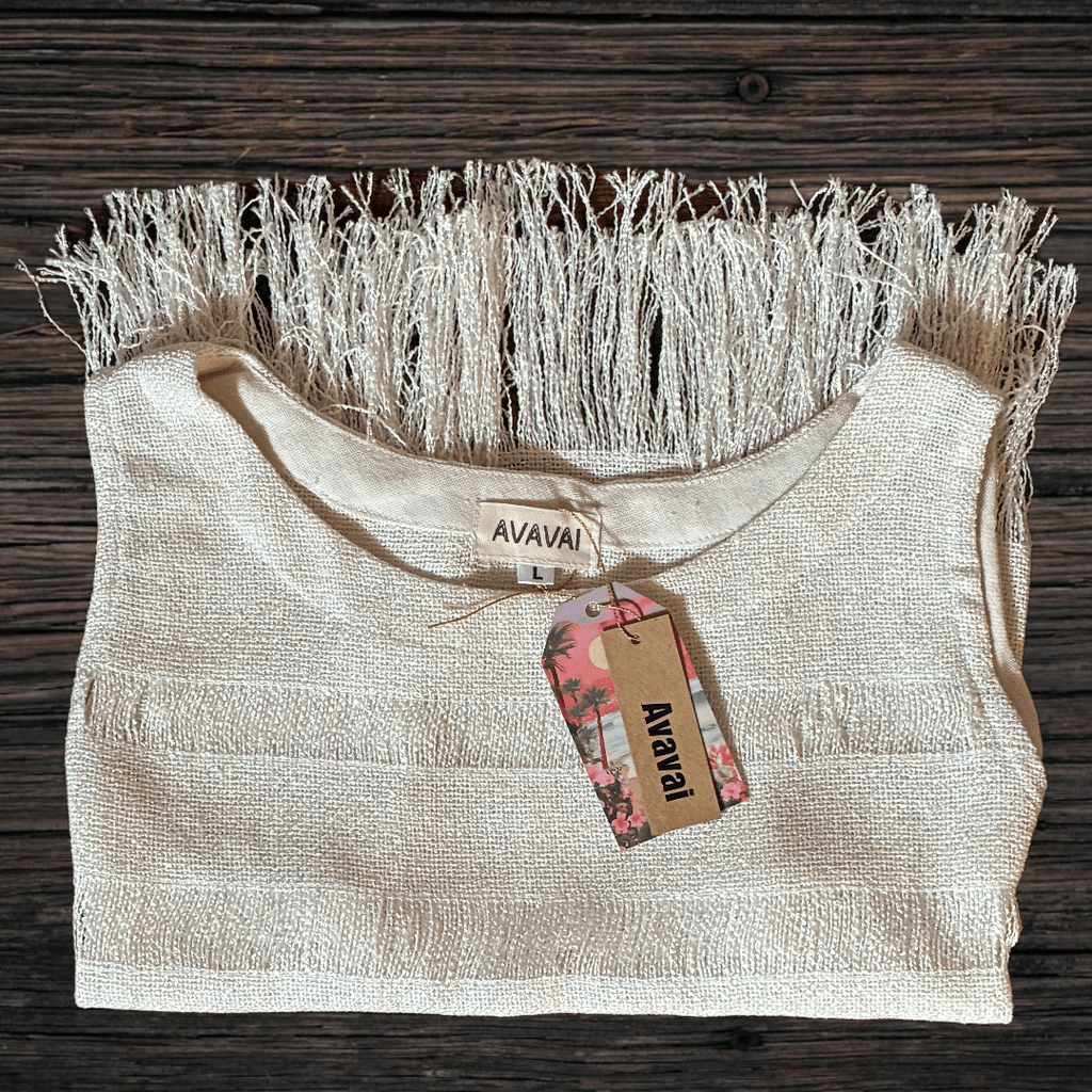 Top in cotone grezzo 🌱 Avorio - Glow